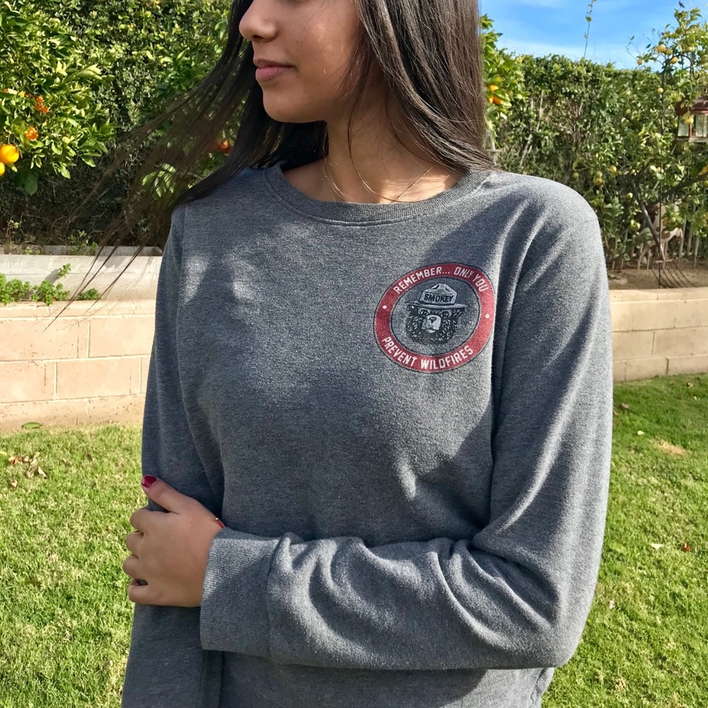 Smokey the Bear Pullover Sweatshirt